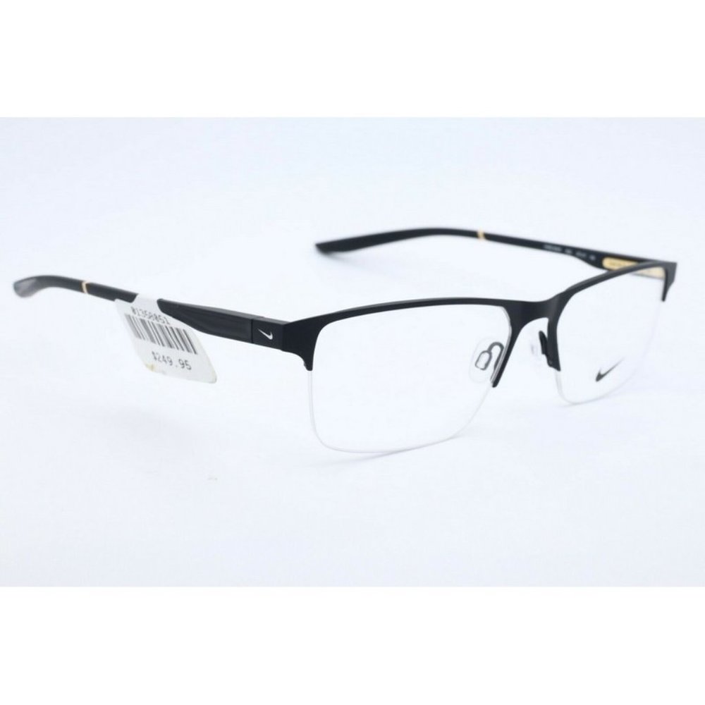New Authentic Nike 8045-002 Rectangle Black Eyegl… - image 3